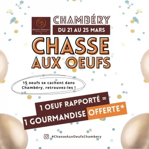 Chasse aux oeufs à Chambéry